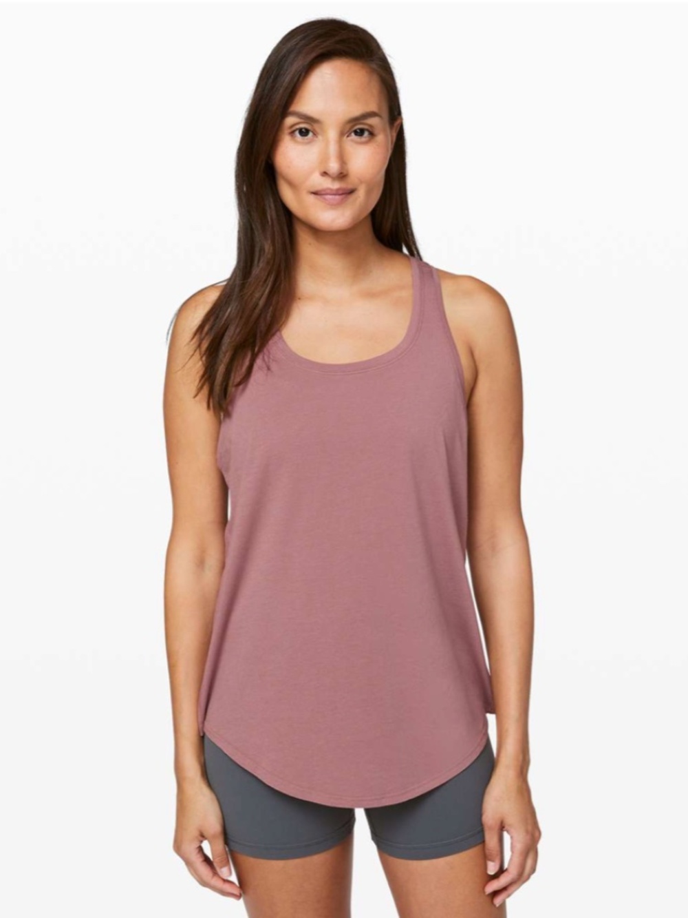 Lululemon Love Tank Pleated Red Dust, size 4